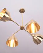 4 Lights Brass Ceiling Light Pendant Lamp 33