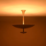 Elegant Custom Brass & Glass Chandelier | Mid Century Modern Pendant Light | Uplifting Ceiling Light Fixture | Handmade Lighting |  - 32373