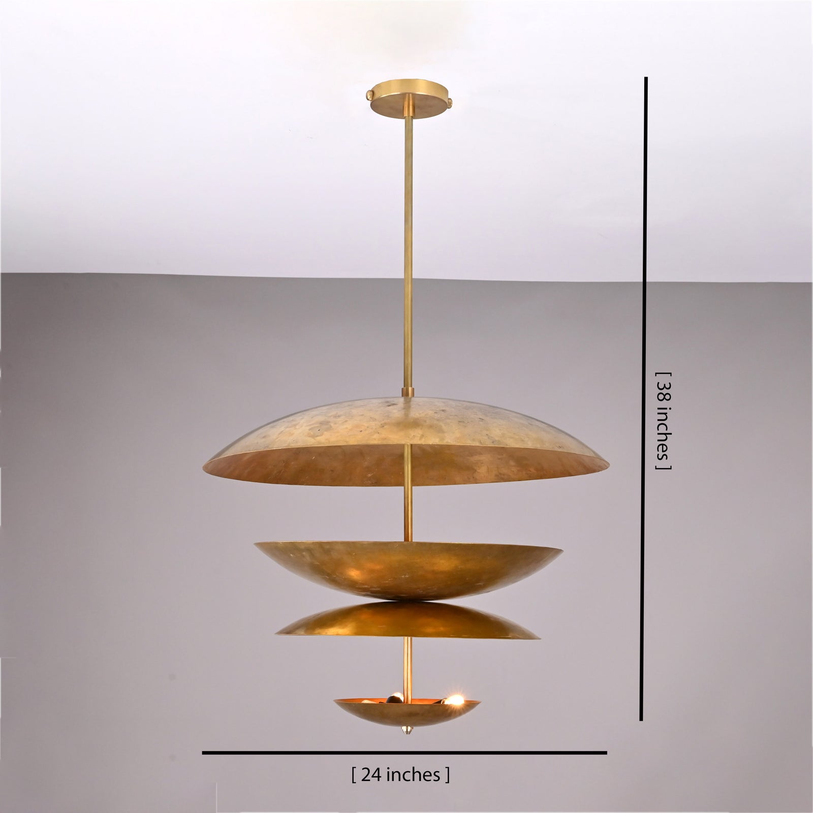 Size guide for Berlin Cascade  -  Uplifting Pendant Chandelier - 8 Lights - 32378