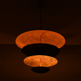 Modern Mid-Century Pendant Light | Custom Brass Chandelier | Handmade Dome Ceiling Light Fixture Adjustable Size & Finish | Patina Copper Lighting - 32378