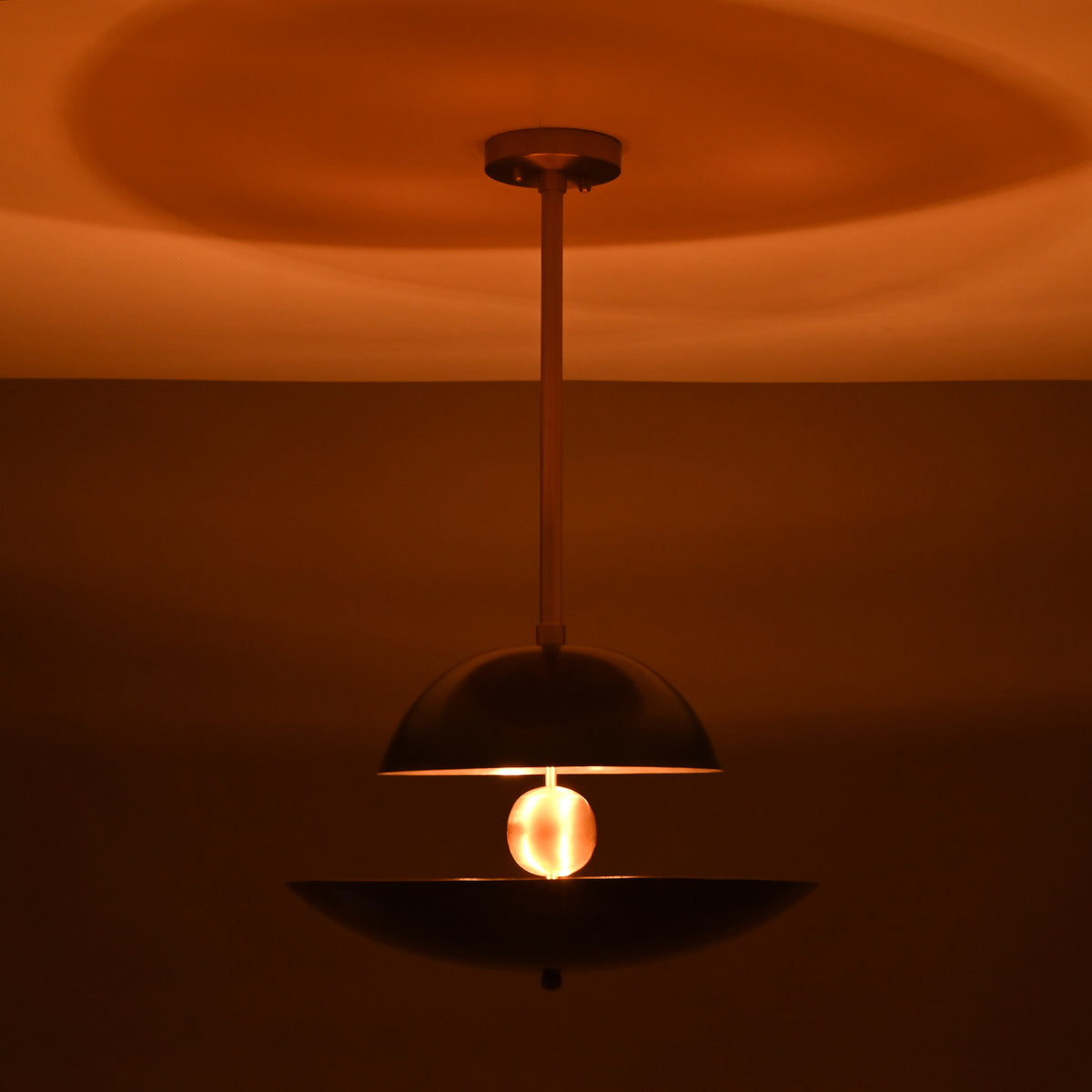 Modern Brass & Copper Pendant Chandelier | Customizable Designer Ceiling Light Fixture - 32379