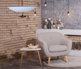 Elegant Custom Brass & Glass Chandelier | Mid Century Modern Pendant Light | Uplifting Ceiling Light Fixture | Handmade Lighting |  - 32381