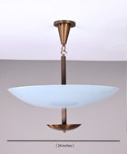 6 Lights Elegant Disc Pendant Ceiling Light Brass Patina finish Chandelier Fixture by Brass Leaf Studio 32381