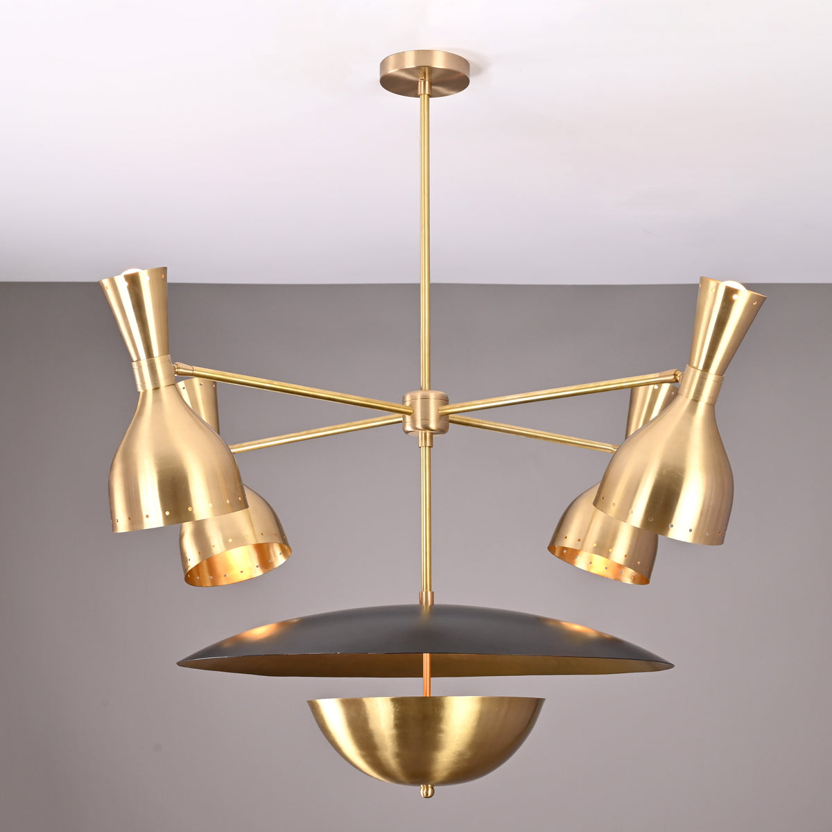 Stockholm Pivot - Diabolo Mid-century Chandelier - 11 Lights - 32383