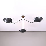 Havana Discus  - Flush Mount Uplifting Brass Chandelier - 3 Lights - 32385