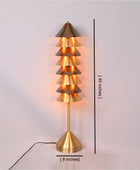 Modern Brass Plug in Floor Lamp Art Deco Light Luxury Bedside Floor Lamp Couch Floor Room Corner Ambient Lamp Christmas Tree Wire Plug-in 32396