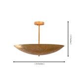 Siena Petite Disc Chandelier Mid Century Modern Ceiling Light - Model 32406