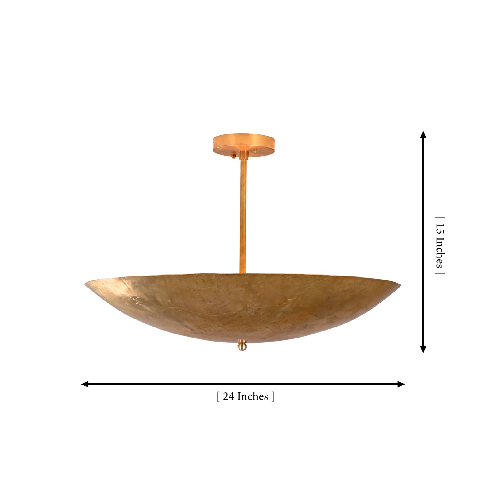 Size guide for Siena Petite Disc Chandelier Mid Century Modern Ceiling Light - Model 32406