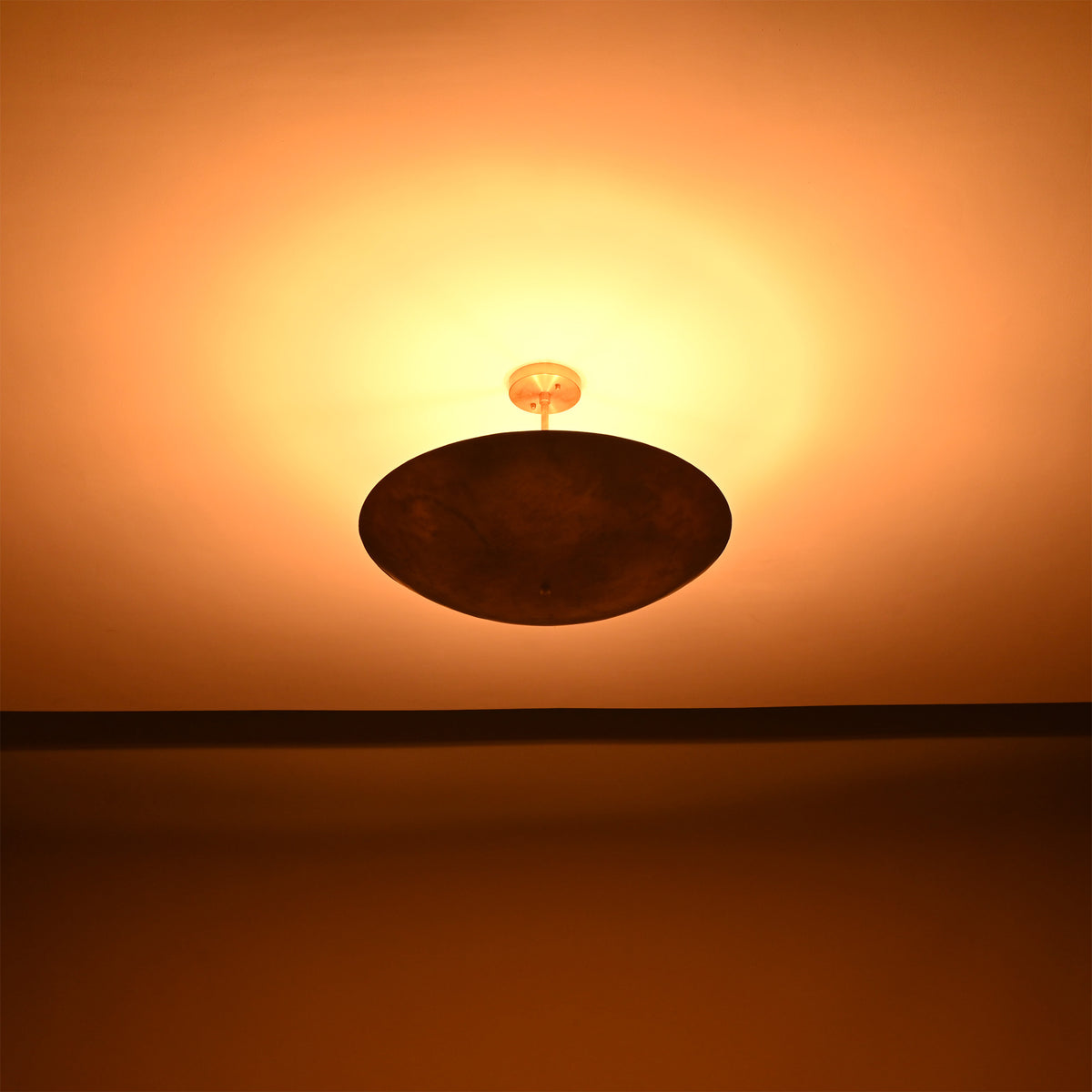 Siena Petite Disc Chandelier Mid Century Modern Ceiling Light - Model 32406
