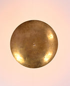 Six Lights Brass Disc Ceiling Pendant Light Raw Brass Finish by Brass Leaf Studio 32407