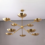 Brass Leaf Studio - Industrial Brass Made Wall Sconce, Sunlight Wall Ambience Lamp, Low-Light, Mood Light 32458