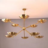 Brass Leaf Studio - Industrial Brass Made Wall Sconce, Sunlight Wall Ambience Lamp, Low-Light, Mood Light 32458