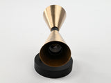 Mid-Century Modern Brass Wall Sconce | Double Cone Light | Customizable Handcrafted Fixture - 32501