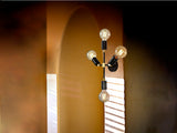 Customizable Mid-Century Modern Brass Wall Sconce | Handcrafted Industrial Design Light - 32503