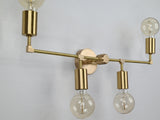 Berlin Axis brass wall sconce design and finish detail