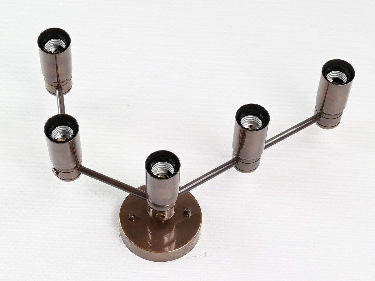 Berlin Axis brass wall sconce design detail