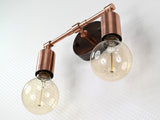 Milan Halo brass wall sconce front view