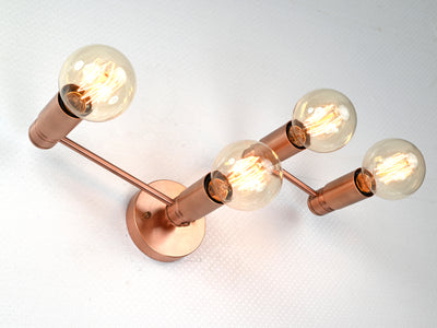 Handcrafted Brass Wall Sconce | Customizable Modern Design for Contemporary and Industrial Spaces - 32513
