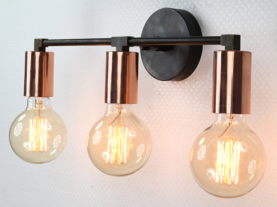 Modern Brass Wall Sconce | Customizable Design for Stylish Living, Bedroom, or Hallway Décor - 32514