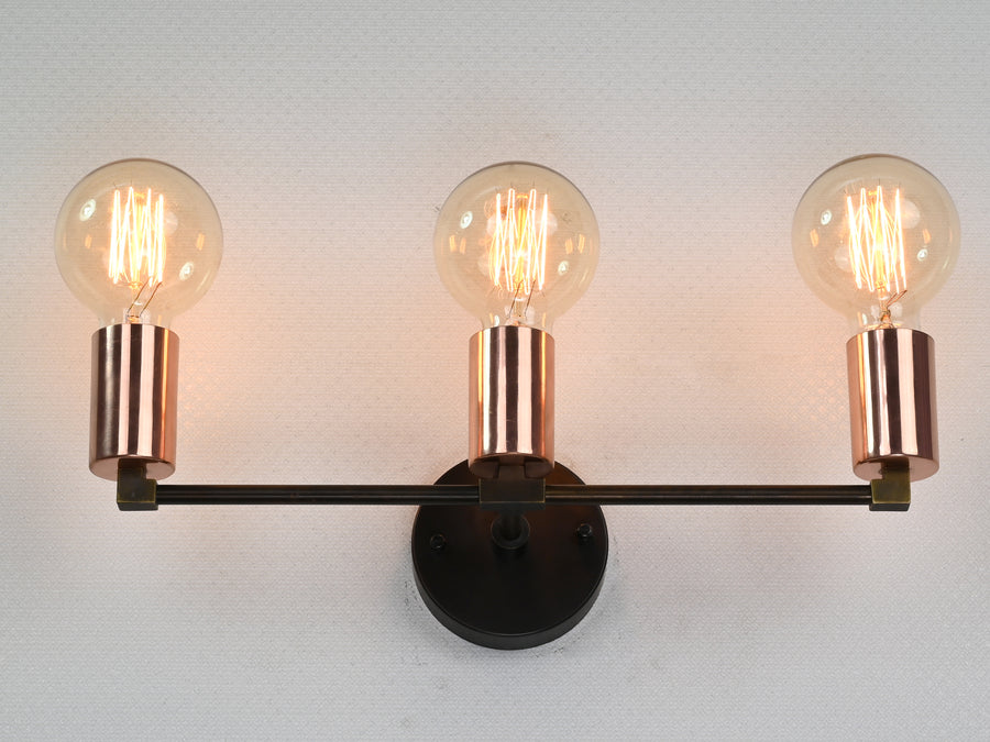 Customizable Mid-Century Brass Wall Sconce | Sleek Modern Design for Stylish Interior Spaces - 32515