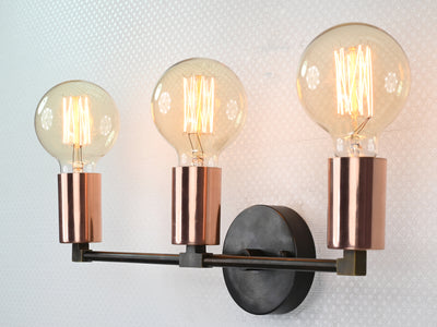 Customizable Mid-Century Brass Wall Sconce | Sleek Modern Design for Stylish Interior Spaces - 32515