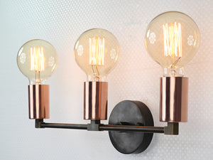 Customizable Mid-Century Brass Wall Sconce | Sleek Modern Design for Stylish Interior Spaces - 32515