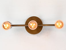 Modern Minimalist Brass Wall Sconce | Customizable Slim Profile Accent Light Fixture - 32518