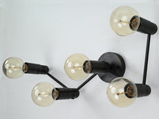 Geometric Modern Brass Wall Sconce | Customizable Designer Accent Lighting Fixture - 32520