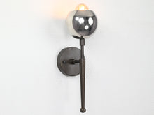 Sleek Mid-Century Modern Brass Wall Sconce | Customizable Globe Light Fixture for Chic Interiors - 32525