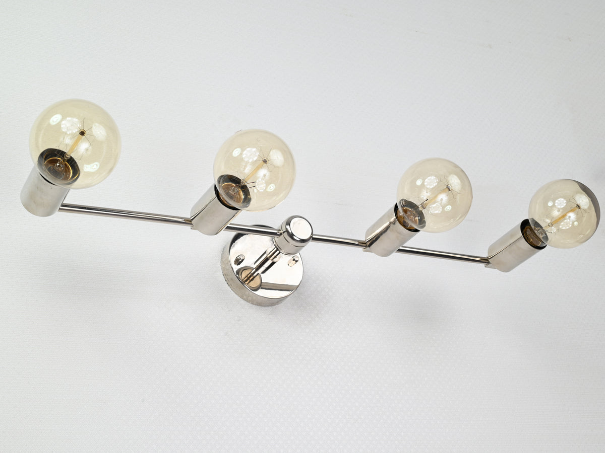 Contemporary Polished Brass Wall Sconce | Sleek Linear Customizable Fixture for Modern Interiors - 32527