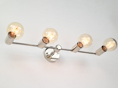 Contemporary Polished Brass Wall Sconce | Sleek Linear Customizable Fixture for Modern Interiors - 32527