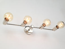 Contemporary Polished Brass Wall Sconce | Sleek Linear Customizable Fixture for Modern Interiors - 32527