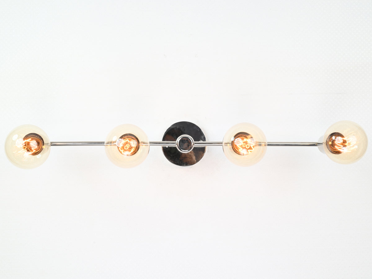 Contemporary Polished Brass Wall Sconce | Sleek Linear Customizable Fixture for Modern Interiors - 32527