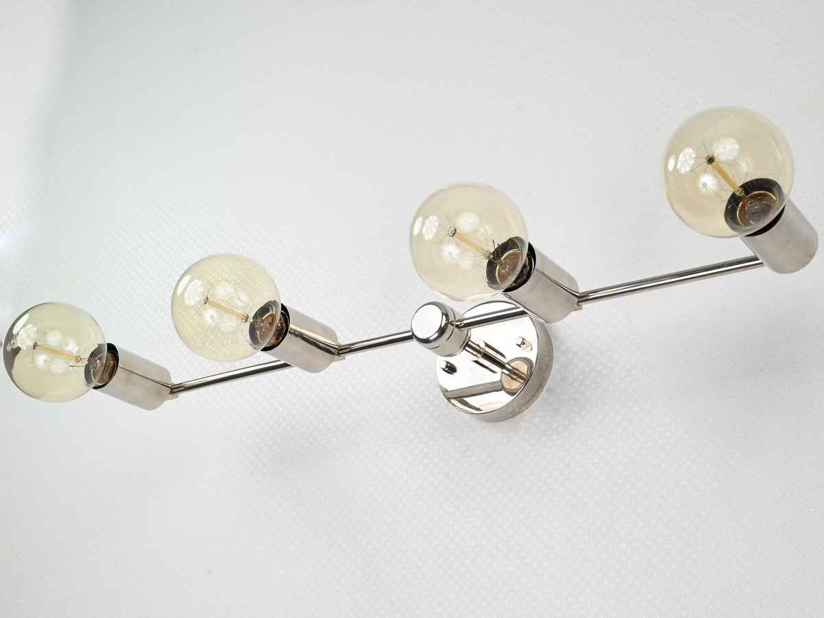 Contemporary Polished Brass Wall Sconce | Sleek Linear Customizable Fixture for Modern Interiors - 32527