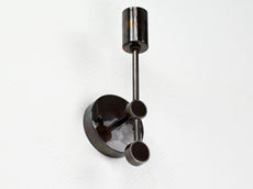 Vintage Minimalist Brass Wall Sconce | Customizable Vertical Light Fixture for Chic Interiors - 32534