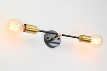 Modern Minimalist Brass Wall Sconce | Customizable Dual-Light Fixture for Contemporary Interiors - 32535