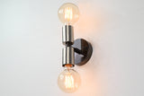 Modern Industrial Twin-Cylinder Brass Wall Sconce | Customizable Accent Lighting for Urban Décor - 32538