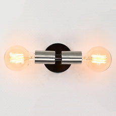 Brass Leaf Studio Wall Sconce Lamp Brushed Chrome Finish, Indoor Wall Lighting Fixture Made of Full Brass, Decorative Wall Sconce