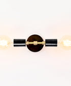 Brass Wall Vanity Lamp, Bare Bulb Wall Sconce - 32542