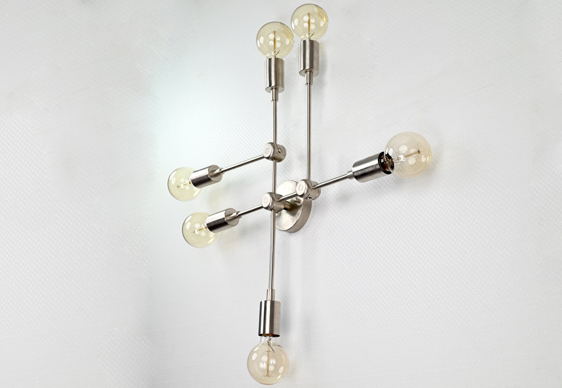 6 lights Brass Bare Bulb Fixture - 32546