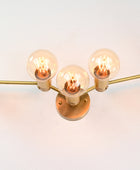 5 Light Beautiful Bare Bulb Wall Sconce - 32547