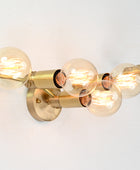 5 Light Beautiful Bare Bulb Wall Sconce - 32547