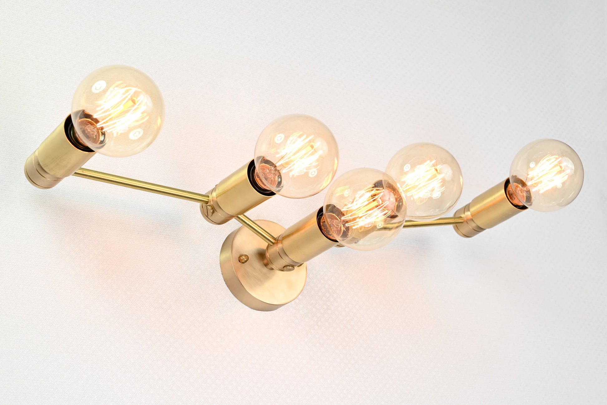 5 Light Beautiful Bare Bulb Wall Sconce - 32547