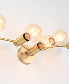 5 Light Beautiful Bare Bulb Wall Sconce - 32547