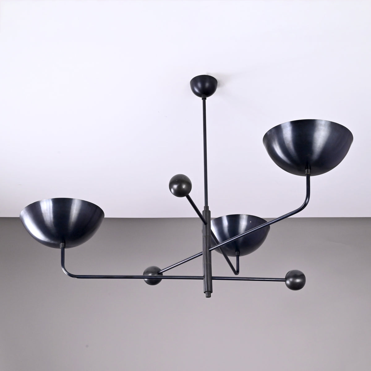 Modern Customizable Chandelier | Ceiling Light Fixture | Uplifting Illumination |  Components | Custom Finish Available - 32252
