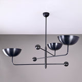 Modern Customizable Chandelier | Ceiling Light Fixture | Uplifting Illumination |  Components | Custom Finish Available - 32252