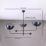 Modern Customizable Chandelier | Ceiling Light Fixture | Uplifting Illumination |  Components | Custom Finish Available - 32252
