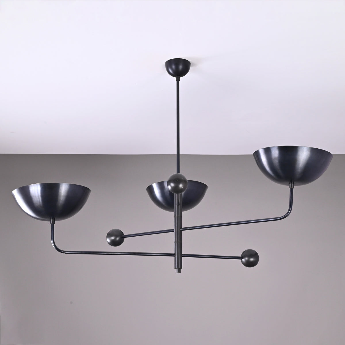 Modern Customizable Chandelier | Ceiling Light Fixture | Uplifting Illumination |  Components | Custom Finish Available - 32252