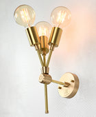 3 Lights Bare Bulb Wall Sconce - 32552