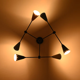 6 Arms Brass Sputnik Chandelier 29